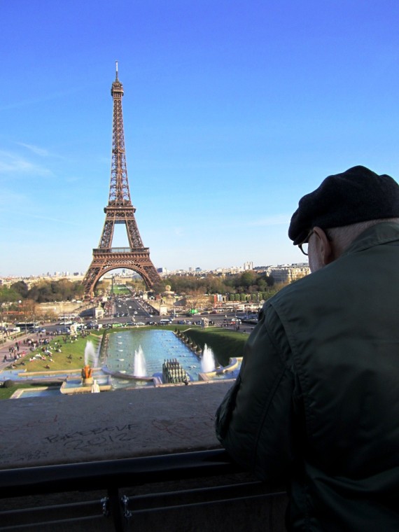 gazing on the Eiffel Tower