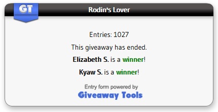 Rodin's Lover winner