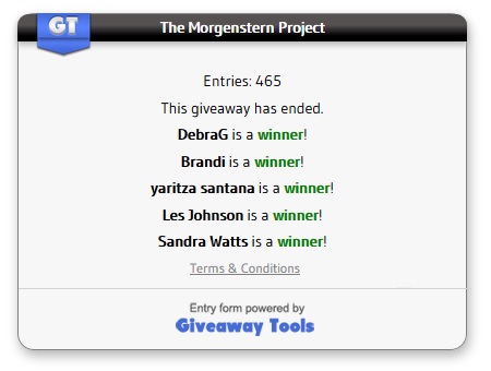 The Morgenstern Project winners