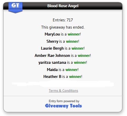 Blood Rose Angel winners