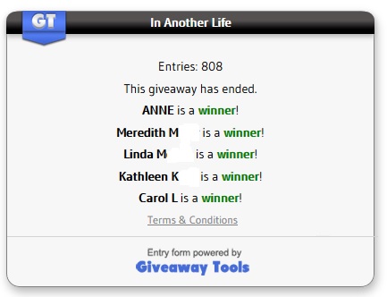 In Another Life winners