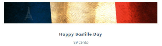 Bastille Day deal