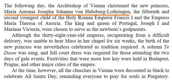 Marie Antoinette's World Friday 56