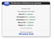 The Education of Delhomme winners