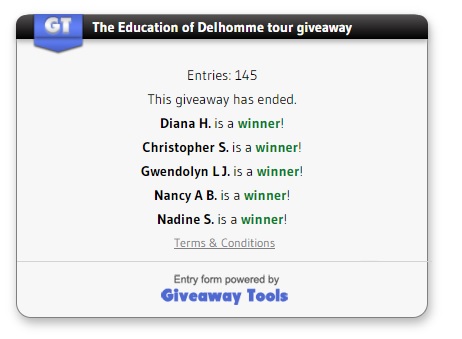 The Education of Delhomme winners