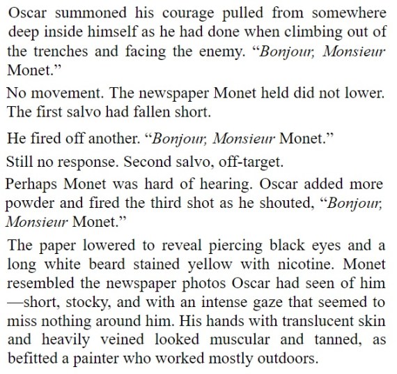 Monet & Oscar Teaser Tuesday