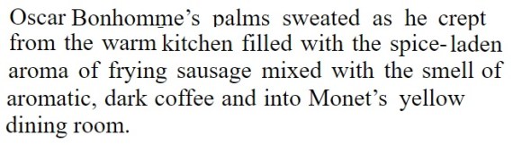 Monet and Oscar First Line Fridays