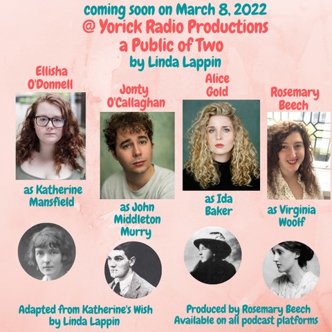 on March 8, 2022 Yorick Radio Productions presents a Public of Two